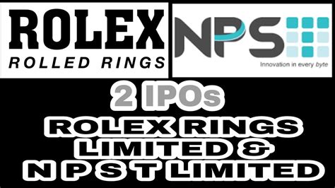 rolex rings limited ipo